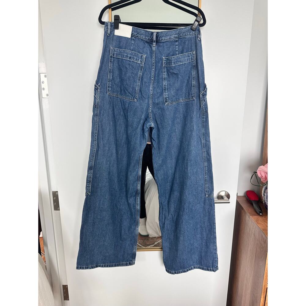 Everlane The Carpenter Jean Medium Blue 31R Wide Leg Jeans - Picture 4 of 7